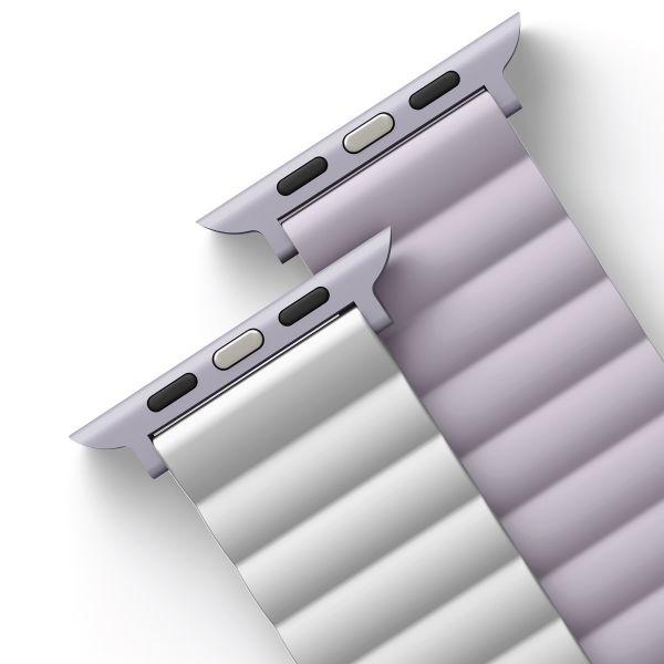 Uniq Revix dubbelzijdig bandje Apple Watch Series 1 t/m 11 / SE / Ultra (44/45/46/49 mm) - Lilac / White