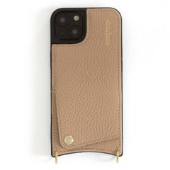 Dutchies Backcover met pashouder iPhone 16 Pro Max - Telefoonkoord niet inbegrepen - Beige