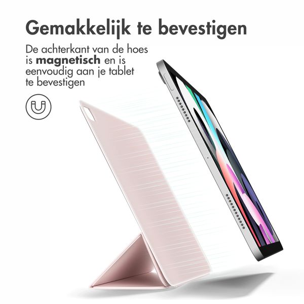 imoshion Magnetic Bookcase Apple iPad Air 11 inch (2025) M3 / (2024) M2 / Air 5 (2022) / Air 4 (2020) - Roze