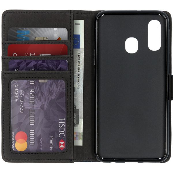 imoshion Luxe Bookcase Samsung Galaxy A40 - Zwart