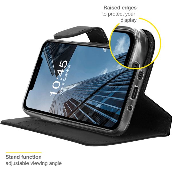Accezz Wallet Softcase Bookcase Apple iPhone 13 - Zwart