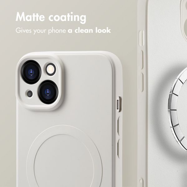 imoshion Colour Back Cover with MagSafe Apple iPhone 14 - Beige