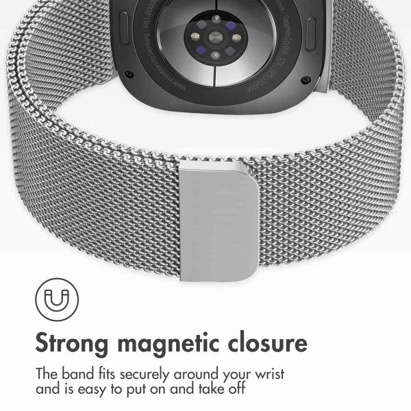 imoshion Milanese magnetic band Samsung Galaxy Watch Ultra 2 (2026) / Ultra (2024/2025) - Silver