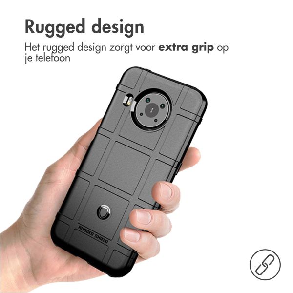 imoshion Rugged Shield Backcover Nokia X10 / X20 - Zwart