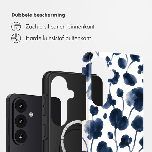 Selencia Vivid Backcover met MagSafe Samsung Galaxy S26 - Midnight Blossom