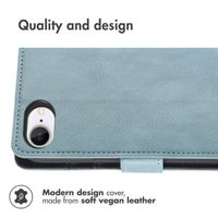 imoshion Luxury Bookcase Apple iPhone 17e / 16e - Light Blue