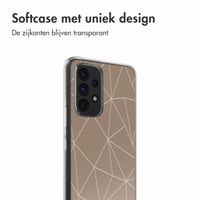 imoshion Design hoesje Samsung Galaxy A53 - Graphic Lines Beige