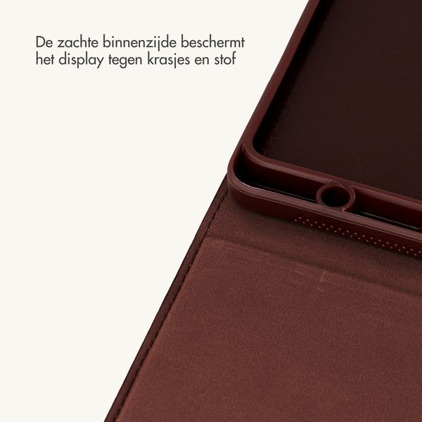 Selencia Croco bookcase Samsung Galaxy Tab A11 Plus / A9 Plus - Burgundy