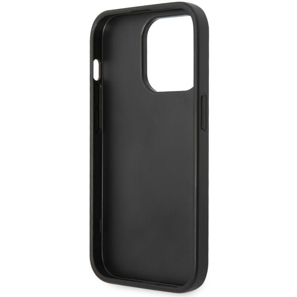 Guess 4G Metal Logo Backcover iPhone 14 Pro Max - Grijs