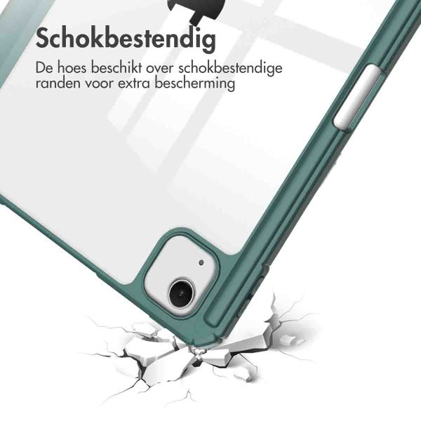 imoshion Trifold Hardcase Bookcase Apple iPad Air 13 inch (2025) M3 / (2024) M2 - Groen