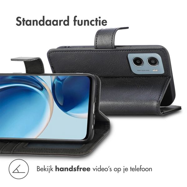 imoshion Luxe Bookcase Motorola Moto G05 / E15 - Zwart