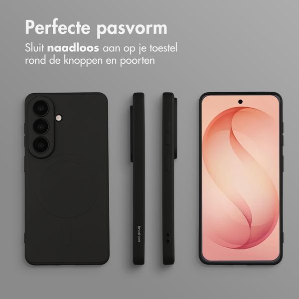 imoshion Color Backcover met MagSafe Samsung Galaxy S26 Plus - Zwart