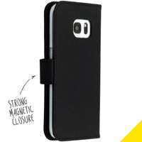 Accezz Wallet Softcase Bookcase Samsung Galaxy S7 - Zwart