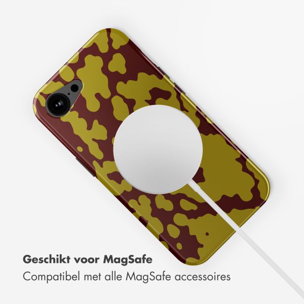 Selencia Vivid Backcover met MagSafe Apple iPhone 16e - Moo'd Olive Dust