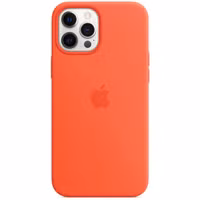 Apple Silicone Backcover MagSafe Apple iPhone 12 Pro Max - Electric Orange
