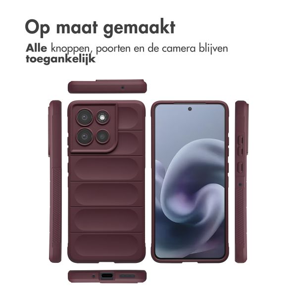 imoshion EasyGrip Backcover Motorola Moto G86 - Aubergine