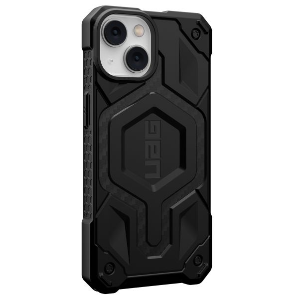 UAG Monarch Backcover MagSafe iPhone 14 - Carbon Fiber