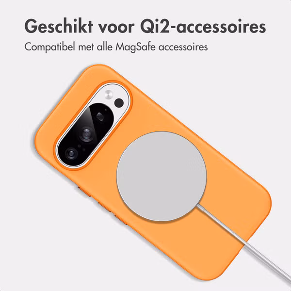 imoshion Color Backcover met Thin MagSafe Ring Google Pixel 11 / 11 Pro / 10 / 10 Pro - Oranje