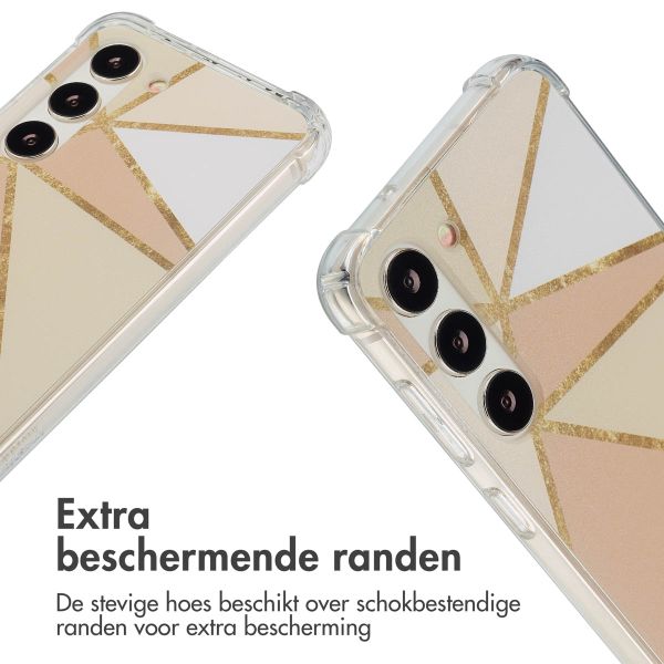 imoshion Design hoesje met koord Samsung Galaxy S23 - Beige Graphic