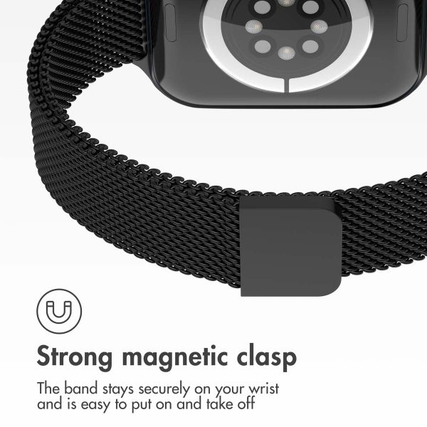 imoshion Slim Milanese Band Apple Watch | 38/40/41/42 mm - Black