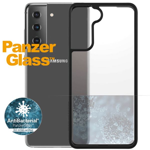 PanzerGlass ClearCase AntiBacterial Samsung Galaxy S21 - Zwart