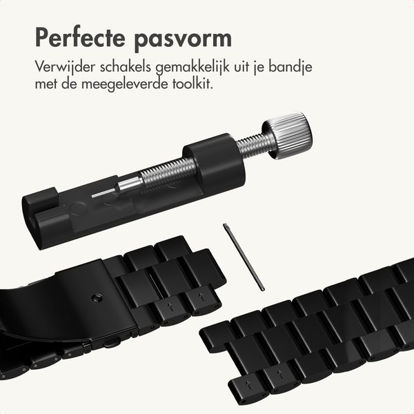 imoshion Stalen bandje Apple Watch | 44/45/46/49 mm - Zwart