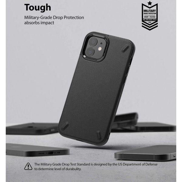 Ringke Onyx Backcover iPhone 12 Mini - Zwart