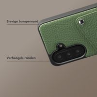 Selencia Riva Backcover met Pashouder Samsung Galaxy A57 (5G) - Sage Green