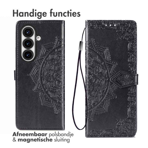 imoshion Mandala Bookcase Samsung Galaxy Fold 7 - Zwart