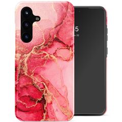 Selencia Vivid Backcover Samsung Galaxy S25 FE - Rosy Marble