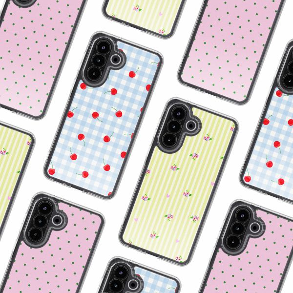 imoshion Design hoesje Samsung Galaxy A37 (5G) - Cherry Check