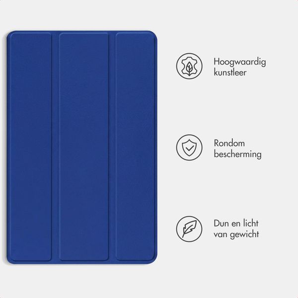 imoshion Trifold Bookcase Samsung Galaxy Tab A9 Plus - Cobalt Blue