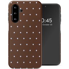 Selencia Vivid Backcover Samsung Galaxy A17 (5G) / (4G) - Happy Dots Chocolate
