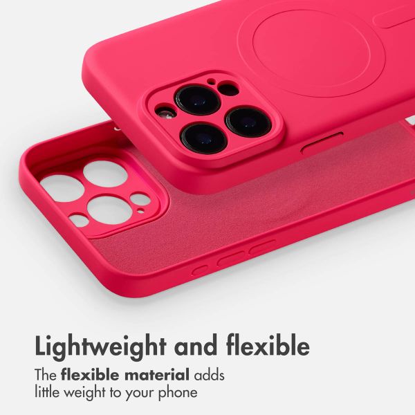 imoshion Colour Back Cover with MagSafe Apple iPhone 15 Pro Max - Neon Pink