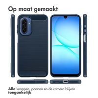 imoshion Brushed Backcover Samsung Galaxy A17 - Donkerblauw