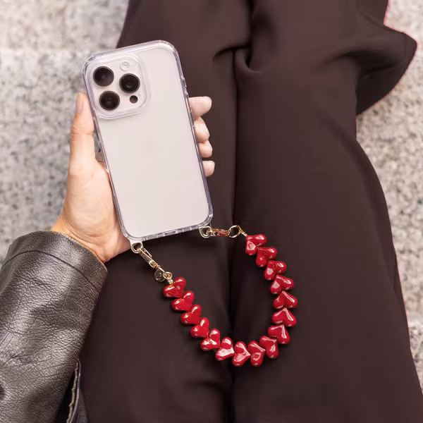 Selencia Lova Hartjes Polskoord - Red