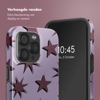 Selencia Vivid Tough Backcover met MagSafe iPhone 15 Pro - Stars Plum Lilac