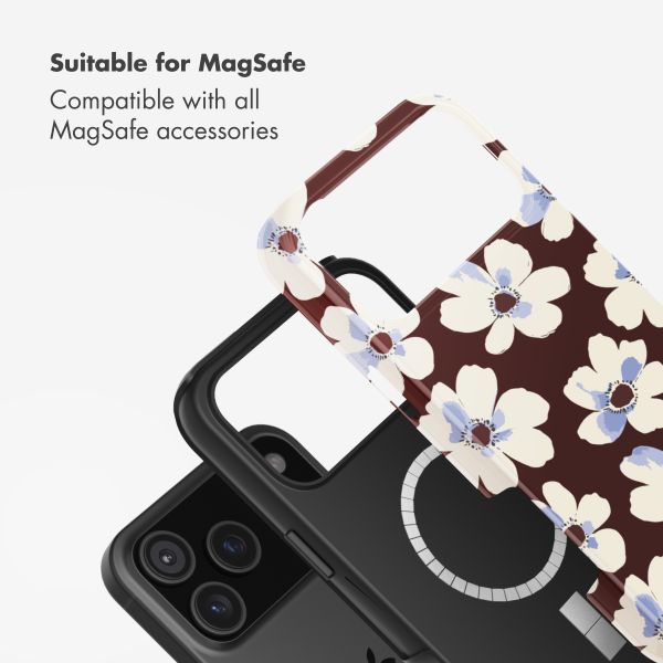 Selencia Vivid Back Cover with MagSafe Apple iPhone 17 Pro - Choco Flower Pop