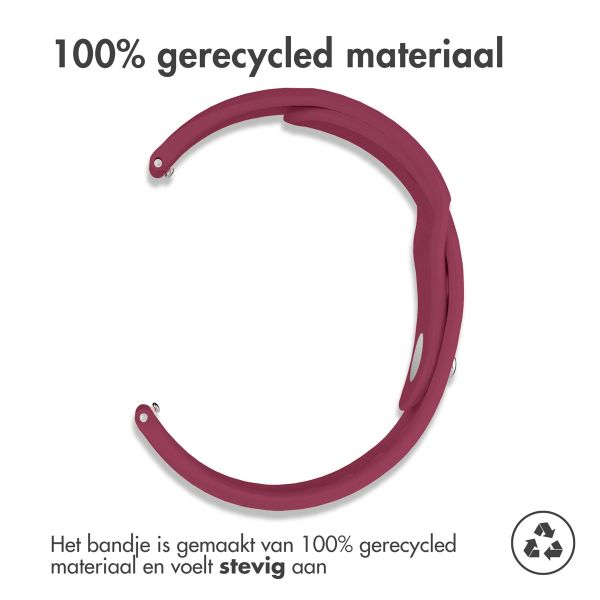 imoshion Siliconen Sport bandje  - Universeel 18 mm aansluiting - Bordeaux