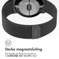 imoshion Milanees magnetisch bandje Google Pixel Watch 3 / 4 (45 mm) - Zwart