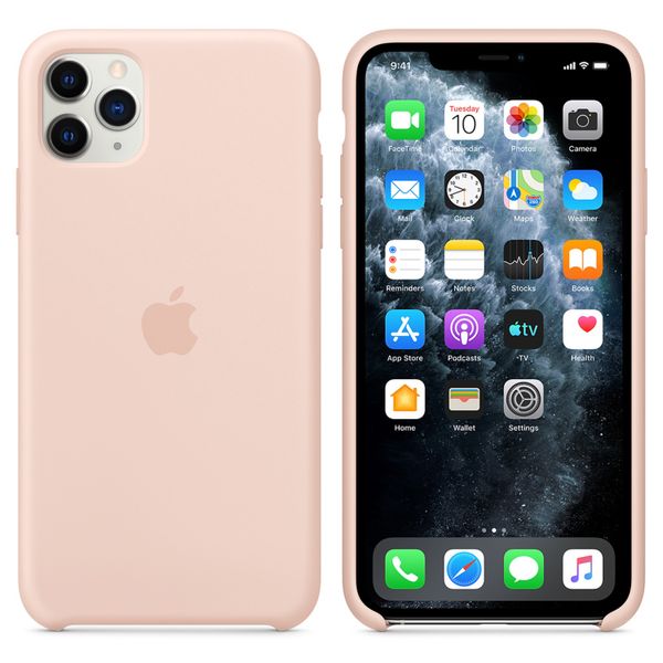 Apple Silicone Backcover Apple iPhone 11 Pro Max - Pink Sand