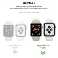 Ringke Bezel Styling Apple Watch Series 4 / 5 / 6 - 44 mm - Zwart