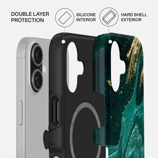 Burga Tough Backcover MagSafe Apple iPhone 17 - Emerald Pool