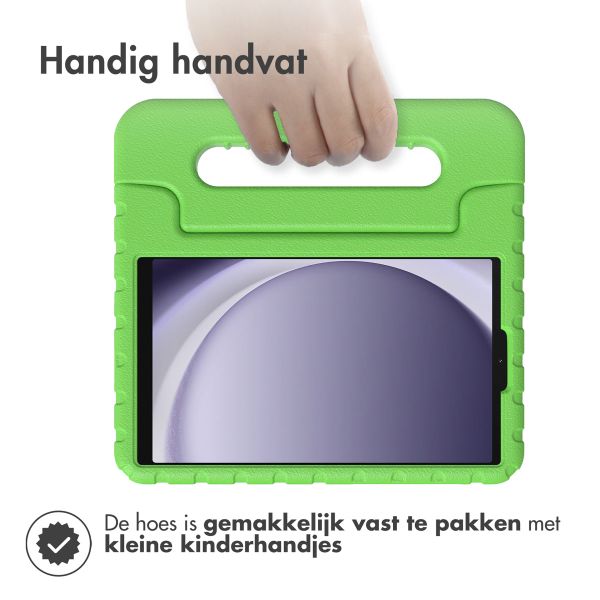 imoshion Kidsproof Backcover met handvat Samsung Galaxy Tab A9 8.7 inch - Groen