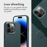Accezz Leather Bookcase 2-in-1 met MagSafe Apple iPhone 14 Pro - Cedar Green