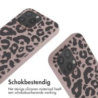 imoshion Siliconen design hoesje met koord Apple iPhone 16 Pro Max - Animal Pink