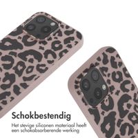 imoshion Siliconen design hoesje met koord iPhone 16 Pro Max - Animal Pink