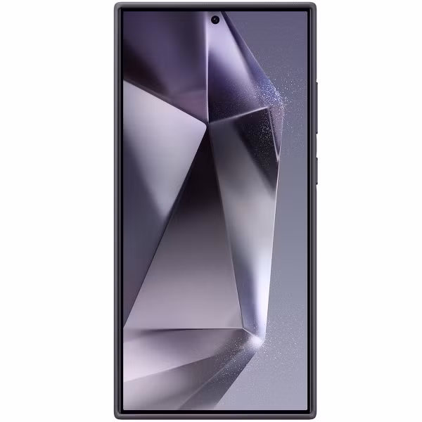 Samsung Originele Vegan Leather Case Galaxy S24 Ultra - Dark Violet