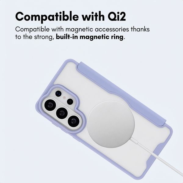 imoshion Transparent Bookcase with MagSafe Samsung Galaxy S26 Ultra - Lilac