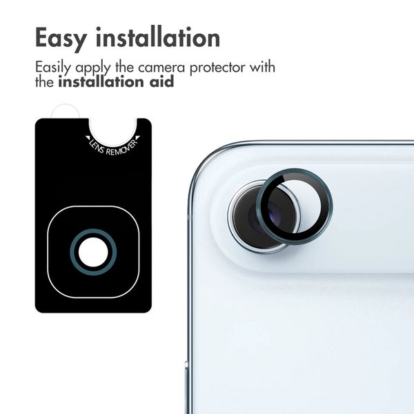 imoshion Camera Protector Glass 2-pack Apple iPhone Air - Blue Grey